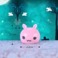 Cute pink ghost resin figurine miniature Halloween decoration ornament micro landscape toy - No. 3 Pink Bat