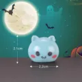 Halloween cute blue cat resin figurine miniature micro landscape cake car decoration - No. 5 Cute Blue Bat