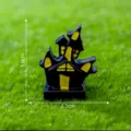 Halloween mini château noir en résine micro paysage décoration de bureau 3.8x3.1cm - N° 6 château du démon