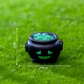 Mini Chaudron en Resine d'Halloween Squelette Vert Ornement de Bureau Micro Paysage - N° 10 pot à pharmacie