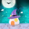 Halloween miniature witch hat house resin figurine micro landscape cake car spooky decor - No. 13 Halloween House
