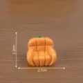 Mini resin pumpkin sofa dollhouse miniature cute micro landscape decorative ornament figurine - No. 2 Pumpkin Sofa / Set of 3