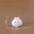 Cute mini resin rabbit figurine for dollhouse micro landscape and creative DIY decor. - Bunny 03 / Set of 3