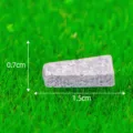 Mini resin brick ornament, grey stone texture micro landscape DIY fairy garden decor SKU - No. 2 - Fan-Shaped Brick