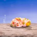 Miniatura resina paesaggio ornamento DIY succulenta vaso di fiori decorazione micro paesaggio - Mucchio di fieno rosa (n. 7)