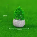 Miniatur Moosbaum Topfpflanze Harz Landschaftsornament für DIY Mikro Garten Dekor. - Nr. 10 Kleiner Baum