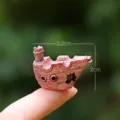 Miniature resin pirate ship ornament micro landscape fairy garden tiny toy model decor. - Shipwreck (Simple Packaging)