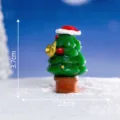 Mini figurine de sapin de noël paysage de neige décoration DIY petit accessoire - No.4 Sapin de Noël