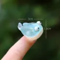 Miniature blue whale resin figurine, cute ocean animal micro landscape small ornament variant. - Big-Eyed Shark (Simple Packaging)
