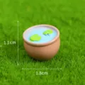 Miniatura in resina vaso stagno di loto per muschio micro paesaggio decorazione fai da te - Taglia 7