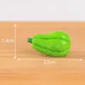 Miniature green chayote vegetable resin ornament figurine for micro landscape decor - No. 5 Chayote