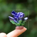 Miniature purple plant figurine micro landscape decoration toy model size 3.7cm cute - Seaweed (Simple Packaging)