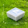 Miniatura estanque de agua cuadrado adorno resina textura piedra para micro jardín decoración - Fregadero n.º 10