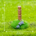 Miniatura de tocón de árbol de resina para decoración de jardín paisajismo de 2.6cm - Tocón de árbol n.º 11
