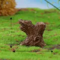 Resin tree stump ornament miniature landscape fairy garden decor craft micro 4.1cm - No. 13 Tree Stump