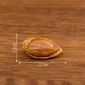 Miniatura de resina modelo de nuez seca realista accesorio de fotografía decoración DIY adorno - N° 3 almendra pelada
