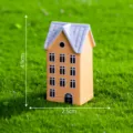 Miniature Maison Résine Ornement Micro Paysage Jardin Fée DIY Décor 4.9x2.5cm Variante - No. 3 (1 pièce)