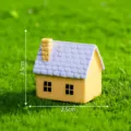 Jolie petite figurine de maison en résine pour décoration de micro paysage DIY jardin magique - N° 5 (1 pièce)