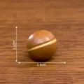 Modelo de Nuez de Macadamia de Resina Miniatura DIY Artesania Accesorios Foto 2.3cm - N° 6 nuez de macadamia