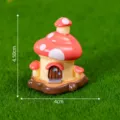 Miniature maison champignon résine figurine jardin féerique micro paysage DIY décor 4.5cm - Maison champignon n° 1