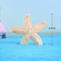 Ornement étoile de mer en résine pour micro-paysage, mini figurine mignonne de 4.4cm. - L / Beige