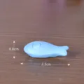 Blue ceramic fish miniature ornament cute micro landscape fairy garden desktop decor toy - No. 10 Fish - 1 Pc
