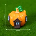 Ornement miniature en résine de maison citrouille pour micro paysage décoration de jardin. - N° 3 maison citrouille