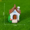 Miniature Maison de Fée en Résine Décoration DIY Paysage Miniature 4cm Hauteur Variante - N° 4 maison en pierre