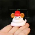 Simpatica piccola bambola serpente zodiaco bianco cappello rosso decorazione variante regalo - Serpente bianco del Dio della Ricchezza (confezione semplice)