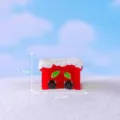 Miniature Christmas resin figurine snow scene DIY landscape decoration micro ornament 1.7x2.5cm - No. 20 Train Carriage