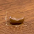 Modelo de nuez seca de resina en miniatura simulación comida accesorio de fotografía - N.º 27 Haba