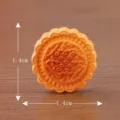 Mini Harz Mondkuchen Hase Ornament, niedliche Mikro-Landschaft Bastelarbeit für Dekor SKU - Stil 16 - Mittlerer Mondkuchen