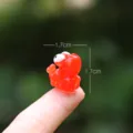 Miniature resin sea creature figurine cute micro landscape ornament 1.7cm toy decor item - Lobster (Simple Packaging)