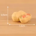 Miniature resin peanut figurine cute micro landscape succulent flower pot desktop ornament - No. 16 Shelled Peanut