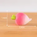Miniature pink radish figurine ornament for micro landscape succulent decoration craft DIY - No. 17 Carrot