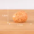 Mini simulation landscape micro ornament, brown irregular resin decor for potted plants DIY art. - No. 18 Potato