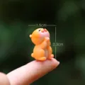 Miniature orange praying animal figurine micro landscape cute resin ornament variant product - Otter (Simple Packaging)