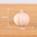 Miniature pink garlic figurine desktop ornament micro landscape creative DIY decor 1.4cm - No. 20 Garlic