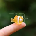 Miniature resin clownfish figurine micro landscape cute marine animal DIY aquarium decor toy - Clownfish (Simple Packaging)