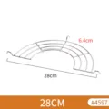 Halbkreisförmiges Abtropfgestell aus Edelstahl für Küchentöpfe mit 28 cm Durchmesser - 28cm Größe