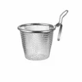 Stainless steel fine mesh strainer with short handle for kitchen, 11cm diameter size - Wall-Mounted Strainer - Short Handle / Diameter 11cm