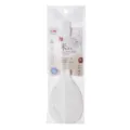 Antihaft-Reislöffel aus weißem Kunststoff in japanischer Originalverpackung - Minimalistische Reiskelle (PP)