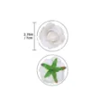 Artificial white rose flower head 7cm DIY wedding decor faux floral crafting supply - White