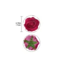 Artificial velvet rose flower head for DIY wedding party and home decoration 7cm - Rose Red