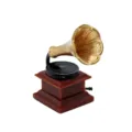 Miniature dollhouse vintage phonograph ornament retro mini gramophone furniture accessory - Mini Phonograph / 1 Piece