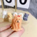 Cute resin dog figurine DIY charm accessory for phone case decoration and craft making projects. - Style A Dog