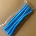 Limpiapipas azules alambre de felpa 10mm para proyectos de arte y accesorios hechos a mano. - Azul lago