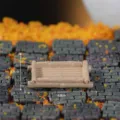 Miniature resin bamboo raft ornament micro landscape DIY accessory size 4.8x3.1cm - No.12 Tray