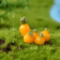 Miniaturas adornos de zanahorias de resina micro paisaje accesorios de bricolaje juguete jardín. - N.º 2 zanahorias grandes y pequeñas