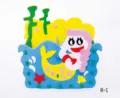 Kids DIY EVA foam pen holder handmade craft creative stationery storage box material kit - Little Princess R